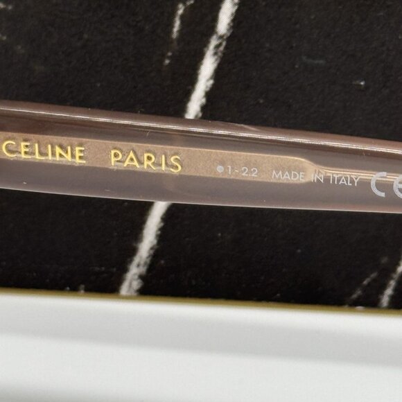 NEW CL50100I 045 CELINE EYEGLASSES WOMEN SHINY HAZELNUT EYEWEAR CELINE CL 50100I - Picture 10 of 11